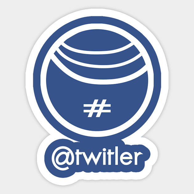 @twitler Sticker by HenryGaudet